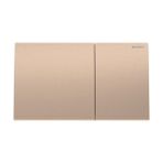 Geberit Kumanda Kapağı SIGMA70 Çift Basmalı Bronz 115.622.QB.1 - 10x10 - Krom