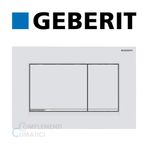 Geberit Sigma 30 cm Çift Basmalı Mat Beyaz Parlak Kumanda Kapağı