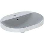 Geberit Variform Eliptik Çanak Lavabo, Batarya Banklı - 500.732.01.2 - Beyaz