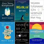 Gece Yarısı Kütüphanesi - İnsanlar - Yaşama Tutunmak İçin Nedenler - Zamanı Durdurmanın Yolları - Nevrotik Bir Gezegenden Notlar - Rahatlama Kitabı - 6 Kitap - Matt Haig