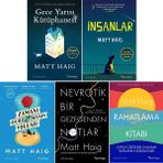 Gece Yarısı Kütüphanesi - İnsanlar - Zamanı Durdurmanın Yolları - Nevrotik - Rahatlama Kitabı - 5 Kitap - Matt Haig