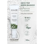 Gece Yüz Bakım Krem Maskesi Yaşlanma Karşıtı Yüz Kremi Cilt Sıkılaştırıcı Organik Kenevir 50 ml