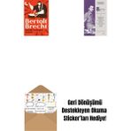 Gecede Trampet Sesleri + Bertolt Brecht - Bütün Oyunları 3 + Okuma Sticker'ları - 1135.3500000000001