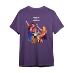 Geceler ve Sokaklar Erkek Tişört (Mor, 4XL)