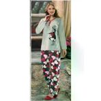 gecem dk-3527 Kadın Polar Welsoft Pijama Takımı