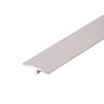 Geçiş Profili T Şeklinde Alüminyum Birleştirme Şeridi, Özelleştirilebilir Ahşap Doku Döşeme Geçiş Şeridi, Ahşaptan Ahşaba/Fayans/Halı Kenar Çıtası, 2,5cm Genişliğinde(Style-1)