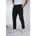 Geco Erkek Siyah Kaliteli Esnek Likralı Bilek Boy Rahat Kesim Slim Fit Kumaş Pantolon