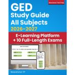 GED Study Guide All Subjects: Complete Review + 10 Full-Length Exams for Adults, Students and ESL Learners (Exam Simulator + Extra Weekly Tests + DART Study Method)