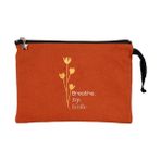 GEDENE Breathe, Sip, Smile - Kiremit Clutch Çanta