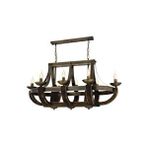 Gedik Modern Avize E14 48w 106x58cm Metal Eskitme Avonni-av-1644-8e-ym Kaplama