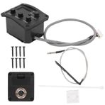 Gedourain Ekolayzer Pikap, Gitar Akort Manyetik Soundhole Pikap Öğretmen Manyetik Preamp Ukulele Pikap
