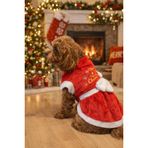 Gedyco Merry Christmas PELUŞ Küçük Irk Köpek Yılbaşı Elbisesi (L)