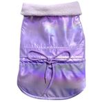 Gedyco Shiny Lilac Kalın Polarlı Küçük Irk Köpek Yeleği (XL)