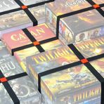GEEKON Premium Elastik Kutu Bantları - Masa Oyunlarınızı, Masaüstü Oyunlarınızı, RPG'lerinizi ve Diğer Kutularınızı Sürtünmeden Kapalı ve Korumalı tutmak için masa oyunu depolama çözümü | Elastik Bant Düzenleyici (5'li Set)