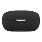 Geekria Anker P20i Soundcore ile uyumlu silikon koruyucu kılıf, P 20i True Wireless kulaklık, koruyucu kulaklık şarj bağlantısına erişilebilir, ön LED görünür (siyah)