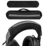 GEEKRIA Büyük cırt cırtlı kapak + baş bandı pedi seti/baş bandı koruması, fermuarlı, kendin yap kurulumu, alet gerektirmez, AKG, JBL, Razer, Sennheiser, Kaplumbağa Beach (kadife) ile uyumlu