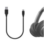 Geekria Câble de chargement pour écouteurs USB compatible avec Soundcore Space One SpiritDot2 Liberty 4 NC Q20i P20i, Sony WH-1000XM5 WH-1000XM4, chargeur USB vers USB-C de remplacement (30 cm)