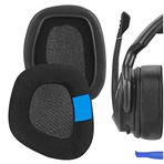 Geekria Corsair Void Pro, Void Pro RGB, Void Pro RGB SE, Void Elite RGB Kulaklıklar için Spor Soğutma-Jel Yedek Kulak Pedleri, Void Elite RGB Kulaklıklar Kulak Yastıkları Kulaklık Kapları Onarım Parçaları (Siyah)