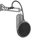 Geekria for Creators Mic Pop Filter Uyumlu Blue Yeti, Yeti X, Yeti Pro, Yeti Nano, Snowball ICE, Snowball, Mikrofon Filtre Shield, Wind Pop Screen, C Kelepçeli Antipop Maske