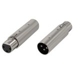 Geekria for Creators XLR fiş, XLR soketi, mikrofon kablosu adaptörü, Shure SM58, SM57, SM7B, MV7, PGA48, Behringer xm8500 mikrofon kablosu fişi ile uyumlu (gümüş, 2 adet)