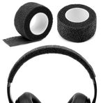 Geekria Keçe kafa bandı kılıfı, Bose QC Ultra, Sony WH-1000XM5, Crusher Wireless, Beats Studio 3, Studio Pro, Soundcore Life Q20 kulaklık ile uyumlu, siyah, 2 adet