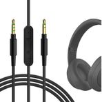 Geekria Mikrofonlu Ses Kablosu Beats Studio Pro Solo 3 Solo 2 Solo HD Studio 3 Studio 2 Studio Mixr Pro Kablosu, Dahili Mikrofonlu 3,5 mm Yedek Stereo Kablosu (5,6 ft/1,7 m)
