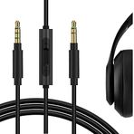Geekria Quickfit-kablo için Beats Dr. Dre SOLO3, Solo2, Solo, Solo HD, Studio, Studio Wireless, renk: Executive/Tangle-free-yedek-kulaklık-kablo inline-mikrofon