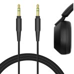Geekria QuickFit Ses Kablosu Sony WH-XB910N WH-1000XM4 WH-1000XM3 WH-CH710N WH-CH700N WH-XB910N WH-H910N MDR-XB950B1 Kablo, 3,5 mm Aux Yedek Stereo Kablo (5,6 ft / 6 ft)