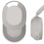 Geekria Silikon Kulaklık Kapağı Sony WH-1000XM5, WH1000XM5 Kablosuz Kulaklıklar, Çizilmeye Karşı Koruma Kılıfı/Kulaklık Kapağı/Kulaklık Hoparlörleri Cilt Koruyucu (Bej)