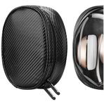 Geekria Soft Shell kulaklık için çanta Beats Solo2, SOLO3, Studio, kablosuz, Ohraufliegende kulaklık, Solo, Solo HD, Skullcandy Crusher, BOSE QC35 ve daha fazla/taşıma çantası/Koruma Travel Case (Siyah)