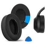 Geekria Sony WH-1000XM4 Kulaklık Kulak Yastıkları için Spor Soğutma Jeli Yedek Kulak Pedleri, Onarım Parçaları (Siyah)