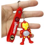 GEEN Avengers Iron Man Işıklı Anahtarlık - Kırmızı