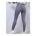 geenz manifacture Siesta Kadın Gri Dar Paça Jeans Kot Solmaz Power Likra Toparlayıcı Pantolon
