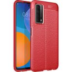Gees Global Mey Ithalat® Huawei P Smart 2021 Kılıf Auto Focus Kapak - Kırmızı