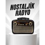 Gees Global Müzik Kutusu Bluetooth Bağlantılı El Fenerli Nostaljik Tasarım Radyo