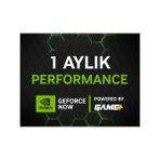 GeForce NOW 1 Aylık Performans Hediye Kartı Yüksek Donanım Gerektirmeden Oyun Keyfi