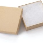 GEFTOL Takı Hediye Kutuları 20'li Paket 3,5x3,5x1 İnç Karton Takı Kutuları, Takı Küpe Kolyeler için Küçük Hediye Kutuları El Yapımı Bilezikler Bilezikler (Kahverengi)