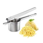 GEFU 89440 Patates, meyve suyu ve makarna sıkacağı PRENSO, ince patates püresi, ev yapımı spätzle ve spagetti dondurması, meyve presi, paslanmaz çelik