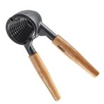 GEFU Duos fındıkkıran | ahşap saplı ve çinko döküm başlıklı fındık açacağı, fındık, ceviz, şişe kapakları, mantarlar için | ergonomik, sağlam