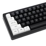 GEKUCAP Siyah ve Beyaz Keycaps 150 Anahtar, Minimalist Stil CSA Profili PBT Tuş Kapakları Boya Süblimasyon Özelleştirilmiş Tuş Kapakları Seti Gateron Kailh Cherry MX Switch Oyun Mekanik Klavyeleri