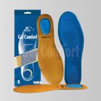 GelComfort GC18 | Yumuşak Jel, Hakiki Deri, Konfor, Tüm Ayakkabılar ile Uyumlu Topuk Destekli Rahat İç Tabanlık - 42 - 43