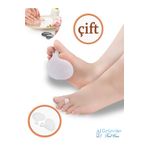 Gelenke Orta Parmak Metatarsal Silikon Ped - Nasır Koruyucu ve Metatarsal Yastığı