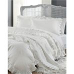 Gelin Home Yasemin Nevresim Pike Set Krem - 200 x 220 cm - Beyaz