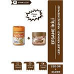 Gelincik 2'li Set Kahvaltılık Sürülebilir Katkısız 320GR Leblebi Kreması + Haşhaş Kreması 320GR - 660 gr