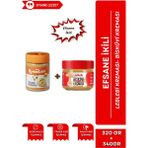 Gelincik 2'li Set Kahvaltılık Sürülebilir Katkısız 340GR Leblebi Kreması + Özel Bisküvi Kreması 320GR - 660 gr