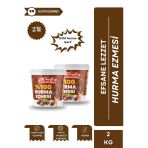 Gelincik 2'li Set Katkısız Doğal %100 Sade Hurma Ezmesi %100 Hurma Dolgusu 2KG Hurma Püresi 2 Adet