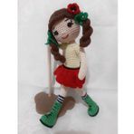 Gelincik Bebek Amigurumi Organik Oyuncak