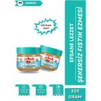 Gelincik Kahvaltılık Sürülebilir Doğal Katkısız 300GR Özel Üretim Şekersiz Fıstık Ezmesi Krem - 300 gr