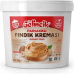 Gelincik Kahvaltılık Sürülebilir Doğal Katkısız 5kg Özel Üretim Ekstra Parçacıklı Fındık Kreması - 5 kg