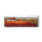 Gelincik Tarlası Manzara Tablosu 150 x 50
